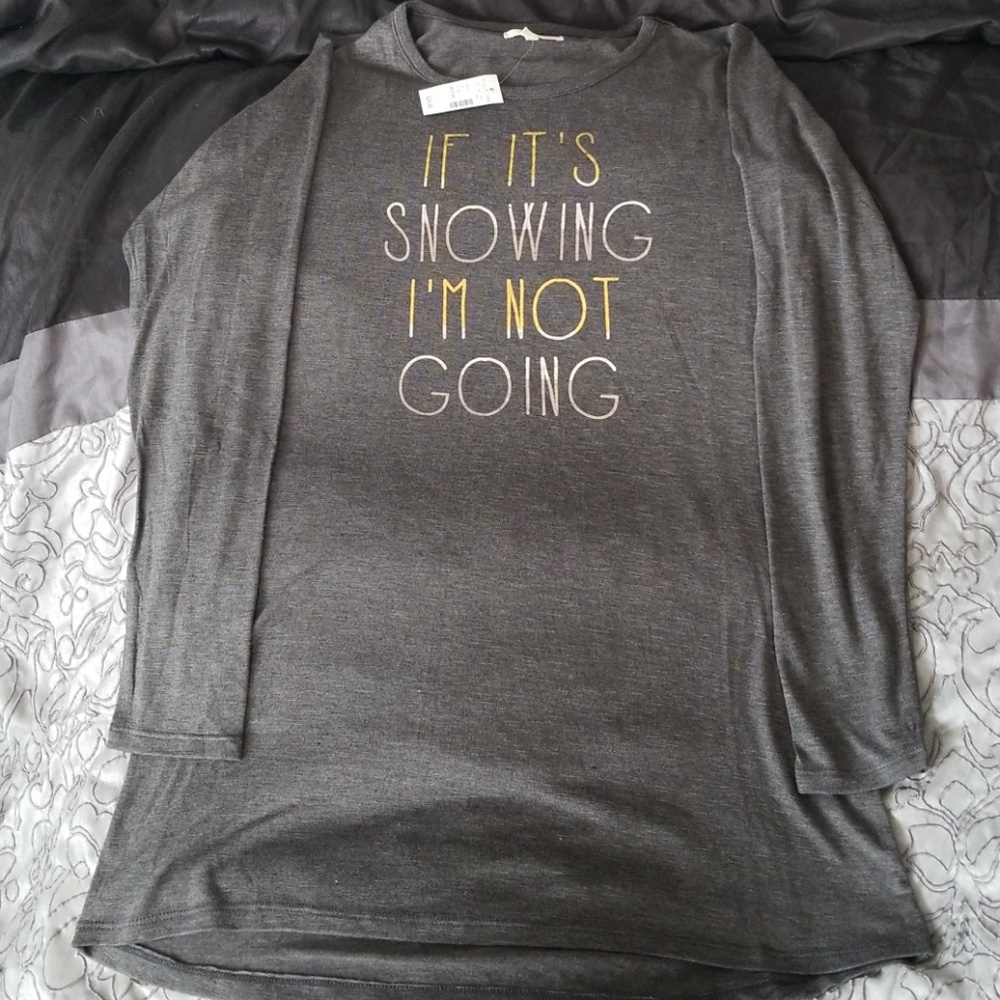 NWT Maurices Grey long sleeve shirt